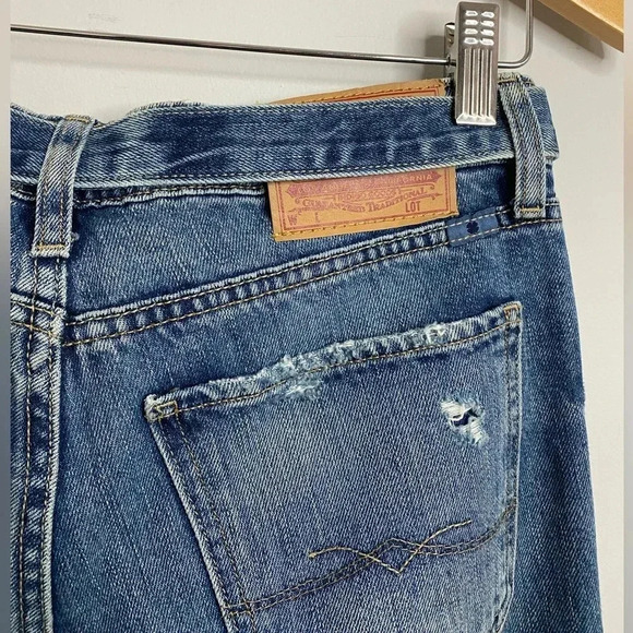 Lucky Brand -Sienna Slim Boyfriend jeans - Patch work and waist tie - 00/24 - Picture 15 of 15